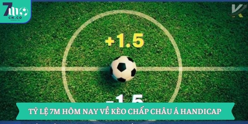 Tỷ lệ 7m hôm nay về kèo chấp Châu Á Handicap