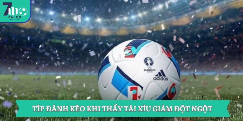 Típ đánh kèo khi thấy tài xỉu giảm đột ngột